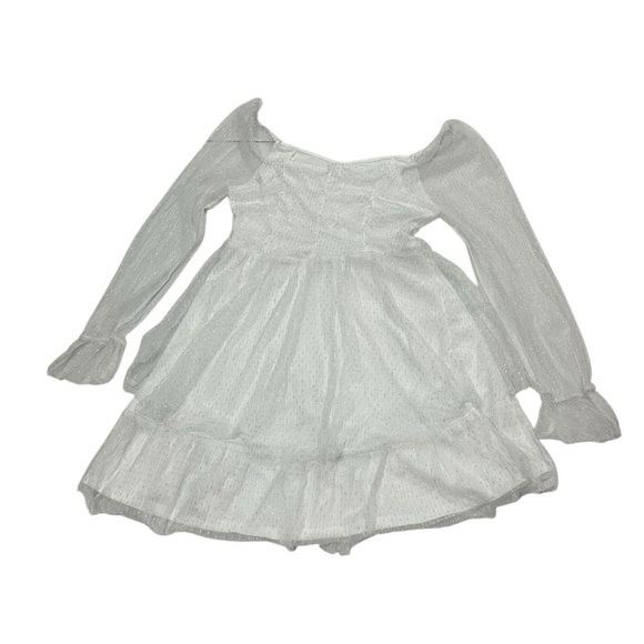 Altar'd White Mini Tiered Women's Dress Large - Picture 14 of 14